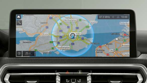 Connected Charging BMW iX3 G08 2020 Display de control, interior