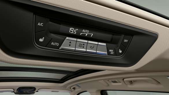 Climatizador con regulación de 5 zonas BMW X7 G07 LCI Climatizador con regulación de 5 zonas, panel de mando en el techo BMW X7 G07 LCI