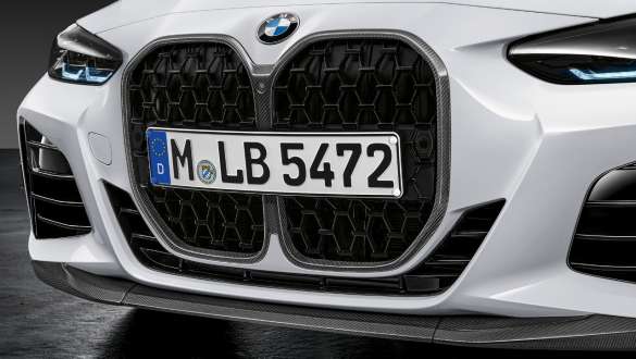 Parrilla delantera M Performance de carbono BMW Serie 4 Convertible G23 Parrilla delantera M Performance de carbono BMW Serie 4 Convertible G23 2020, Weiss