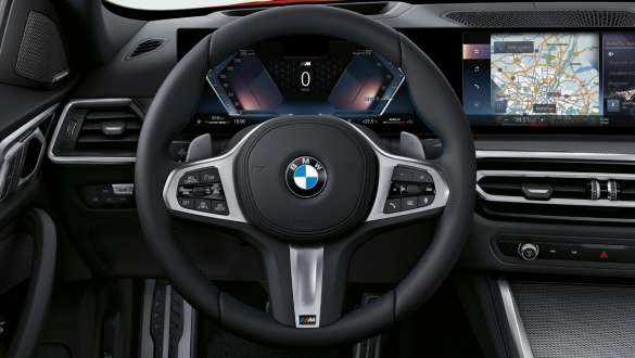 Dirección deportiva variable BMW Serie 4 Gran Coupé G26 2021 Dirección deportiva variable con Servotronic BMW Serie 4 Gran Coupé G26 2021 Interior Volante