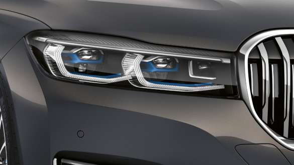 BMW Serie 7 Luz láser BMW BMW Serie 7: primer plano de la Luz láser BMW
