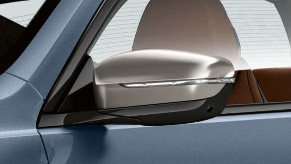 Tapas de los espejos. BMW Serie 8 Coupé, Galvanic Cerium grey, tapas de los espejos.