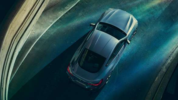 Dirección Integral Activa. BMW Serie 8 Coupé, Vista de conducción a vista de pájaro, Dirección Activa Integral.
