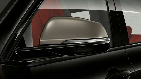 Carcasas para espejos retrovisores exteriores en Cerium Grey BMW X2 M35i (F39) Black Sapphire metalizado, exterior