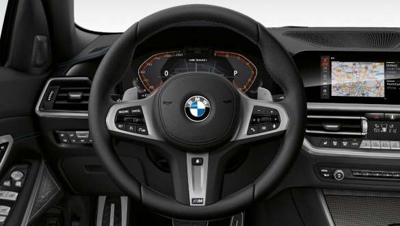 Volante M de cuero BMW M340i xDrive Sedán G20 2020 BMW M340i xDrive Sedán G20 2020 M Volante M de cuero Puesto de conducción Interior