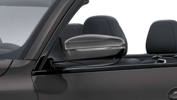 Cubiertas de los retrovisores en Ceriumgrau BMW M440i xDrive Cabrio G23 2020 BMW M440i xDrive Cabrio BMW Individual Frozen Deep Grey metalizado G23 2020 Vista del frontal, cubiertas de los retrovisores en Ceriumgrau