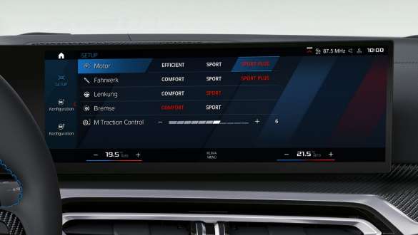 Configuración M BMW M4 Cabrio G83 2021 BMW M4 Cabrio G83 2021 Configuración M, display de control