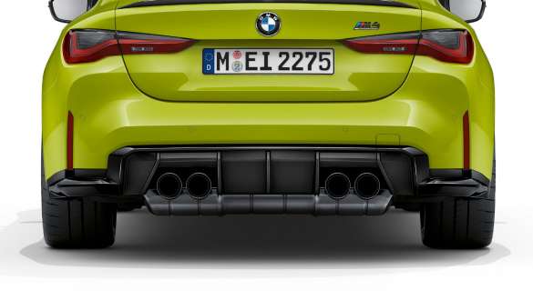 Diseño de la zaga BMW M4 Competition Coupé G82 2020 BMW M4 Competition Coupé G82 2020 Diseño de la zaga Vista de la zaga