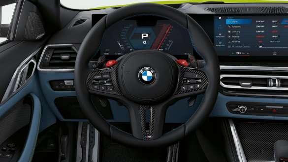 Volante M de carbono BMW M4 Competition Coupé G82 2020 BMW M4 Competition Coupé G82 2020 Volante M de carbono Puesto de conducción