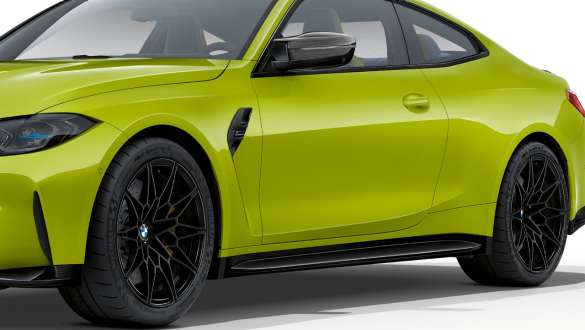 Vista lateral BMW M4 Competition Coupé G82 2020 BMW M4 Competition Coupé G82 2020 Vista lateral