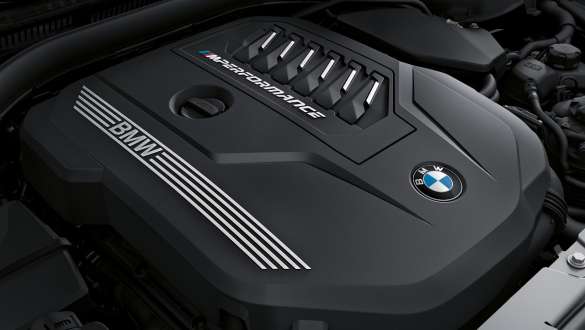 Motor de gasolina BMW TwinPower Turbo BMW M440i xDrive Coupé G22 2020 BMW M440i xDrive Coupé G22 2020 Motor de gasolina de 6 cilindros en línea BMW M TwinPower Turbo Primer plano