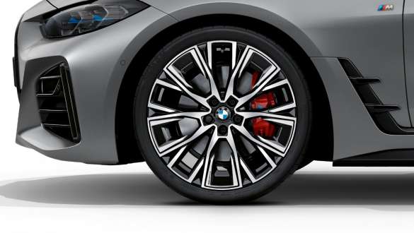 Llantas de aleación ligera BMW Individual estilo 862 M BMW M440i xDrive Gran Coupé G26 2021 Llantas de aleación ligera BMW Individual estilo 862 I BMW M440i xDrive Gran Coupé G26 2021 Frozen Pure Grey metalizado