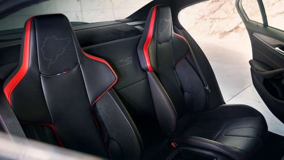 Sistema de asientos traseros de construcción ligera M BMW M5 CS F90 2021 Interior Sistema de asientos traseros de construcción ligera M BMW M5 CS F90 2021 Interior