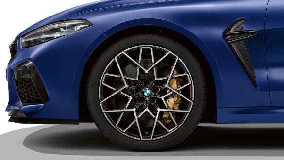 Ruedas de aleación ligera M de 20 pulgadas 813 M. BMW M8 Competition Coupé con ruedas de aleación ligera M de 20 pulgadas 813 M.