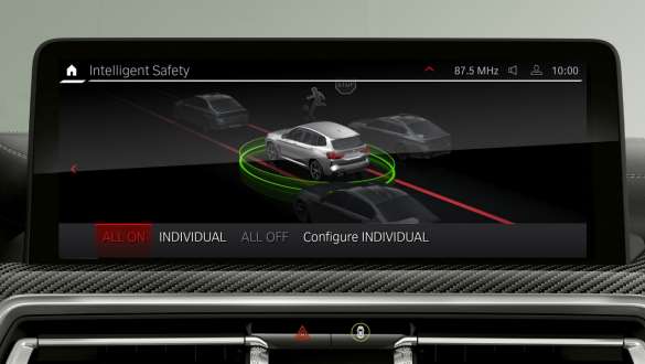Driving Assistant Professional BMW X3 M F97 G01 LCI Renovación 2021 BMW X3 M F97 G01 LCI Renovación 2021 Driving Assistant Professional, display de control