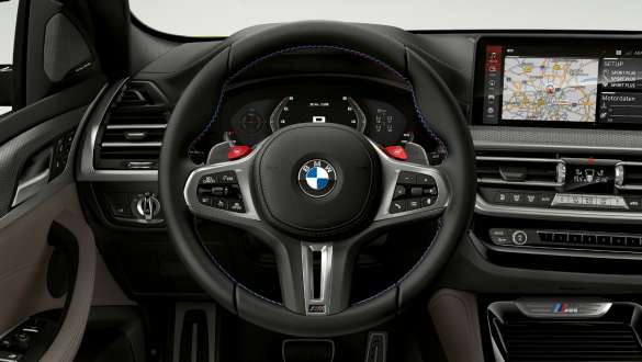 Volante M de cuero BMW X4 M F98 LCI Renovación 2021 BMW X4 M F98 LCI Renovación 2021 Volante M de cuero Puesto de conducción