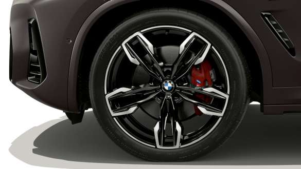 Llantas de aleación ligera M de 21 pulgadas con radios dobles estilo 718 M BMW X4 M40i M40d G02 LCI 2021 BMW X4 M40i M40d G02 LCI Renovación 2021 Llantas de aleación ligera M de 21 pulgadas con radios dobles estilo 718 M