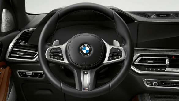Volante M Sport de cuero BMW X5 M50i y M50d G05 Volante M Sport de cuero BMW X5 M50i y BMW M50d G05 2018 SUV puesto de conducción