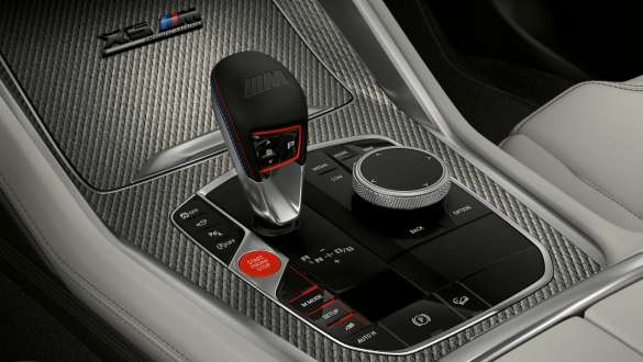 Selector de cambio M con Drivelogic del BMW X5 M Competition F95 Selector de cambio M con Drivelogic BMW X5 M Competition F95 2020 SUV interior