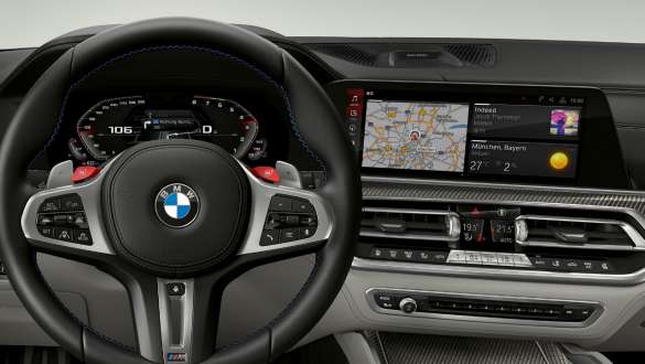 Tablero de instrumentos M del BMW X5 M Competition F95 Tablero de instrumentos M BMW X5 M Competition F95 2020 SUV puesto de conducción