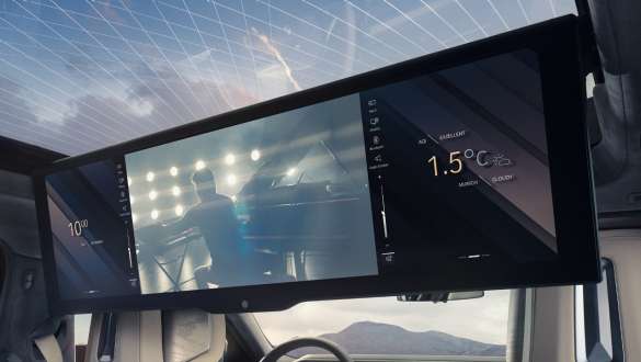 Entretenimiento para plazas traseras BMW i7 G70 Interior Entretenimiento para plazas traseras, Theater Screen BMW i7 G70 Interior