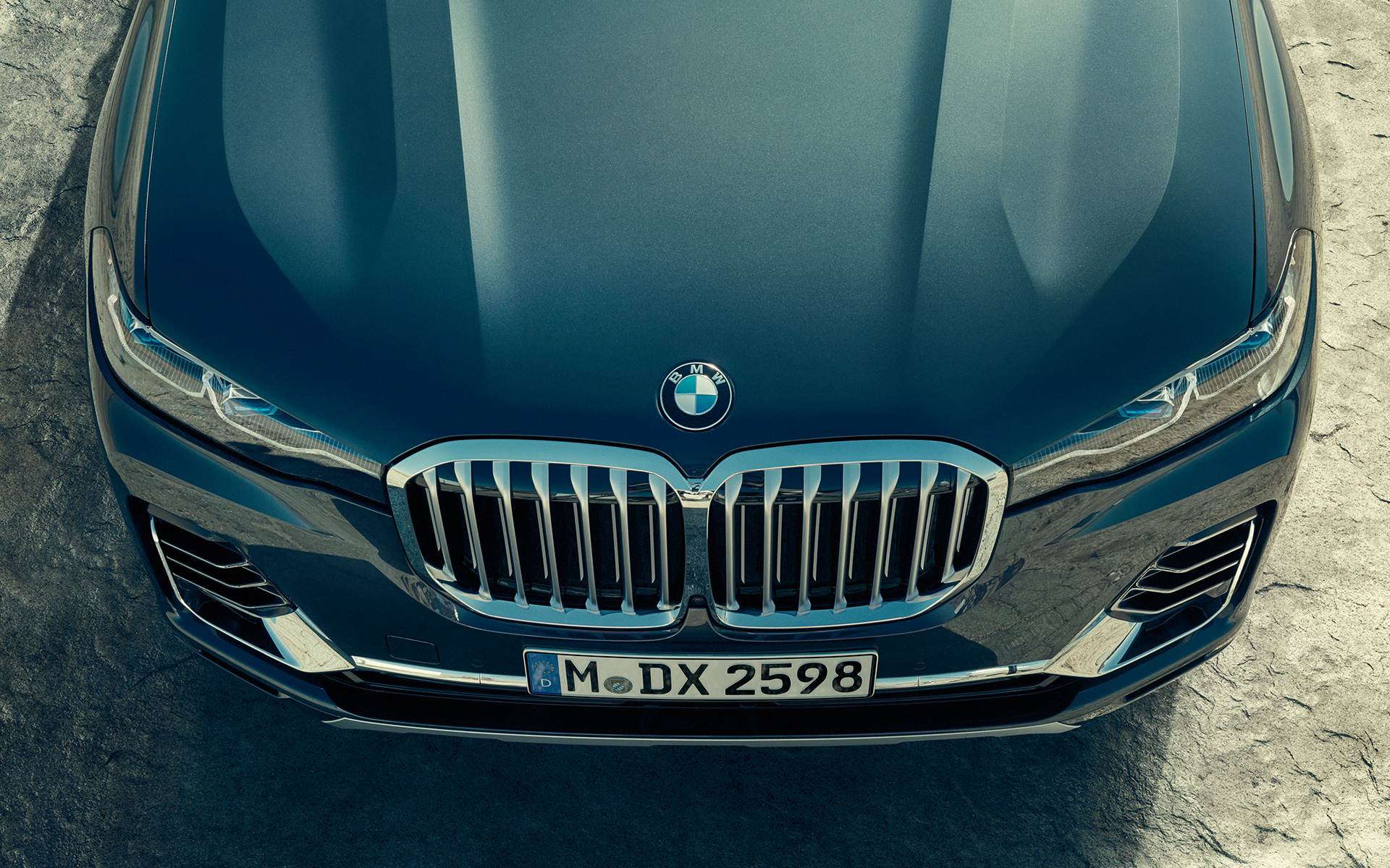 BMW X7 G07 2019 Parrilla BMW Vista superior BMW X7 G07 2019 Parrilla BMW Vista superior